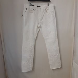 John Varvatos white jeans